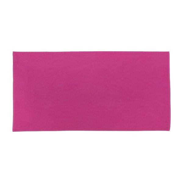 Towelsoft 100% Cotton Loop Terry Beach Towel 30 inch x 60 inch-Hot Pink HOME-BL1101-HTPNK